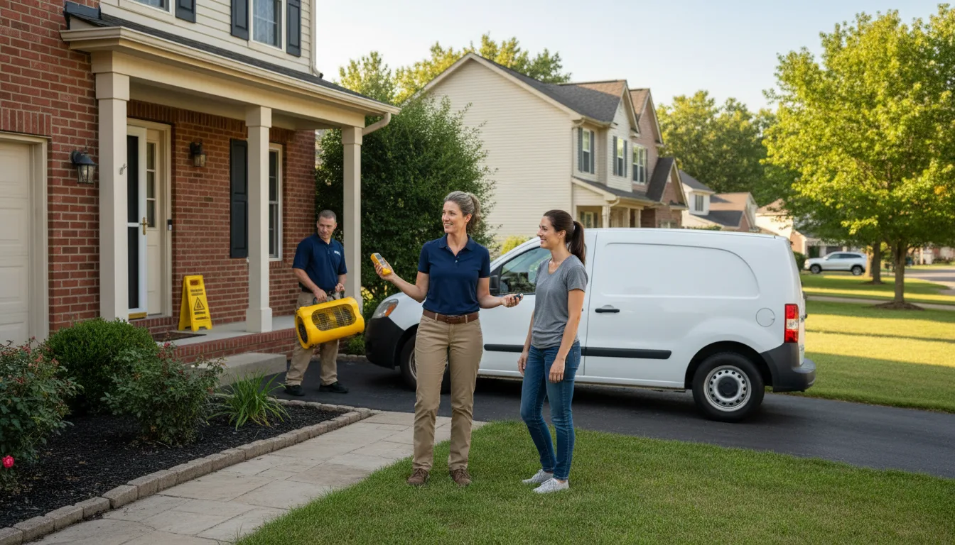 Water restoration image for Emergency Water Damage Restoration in Fate, TX